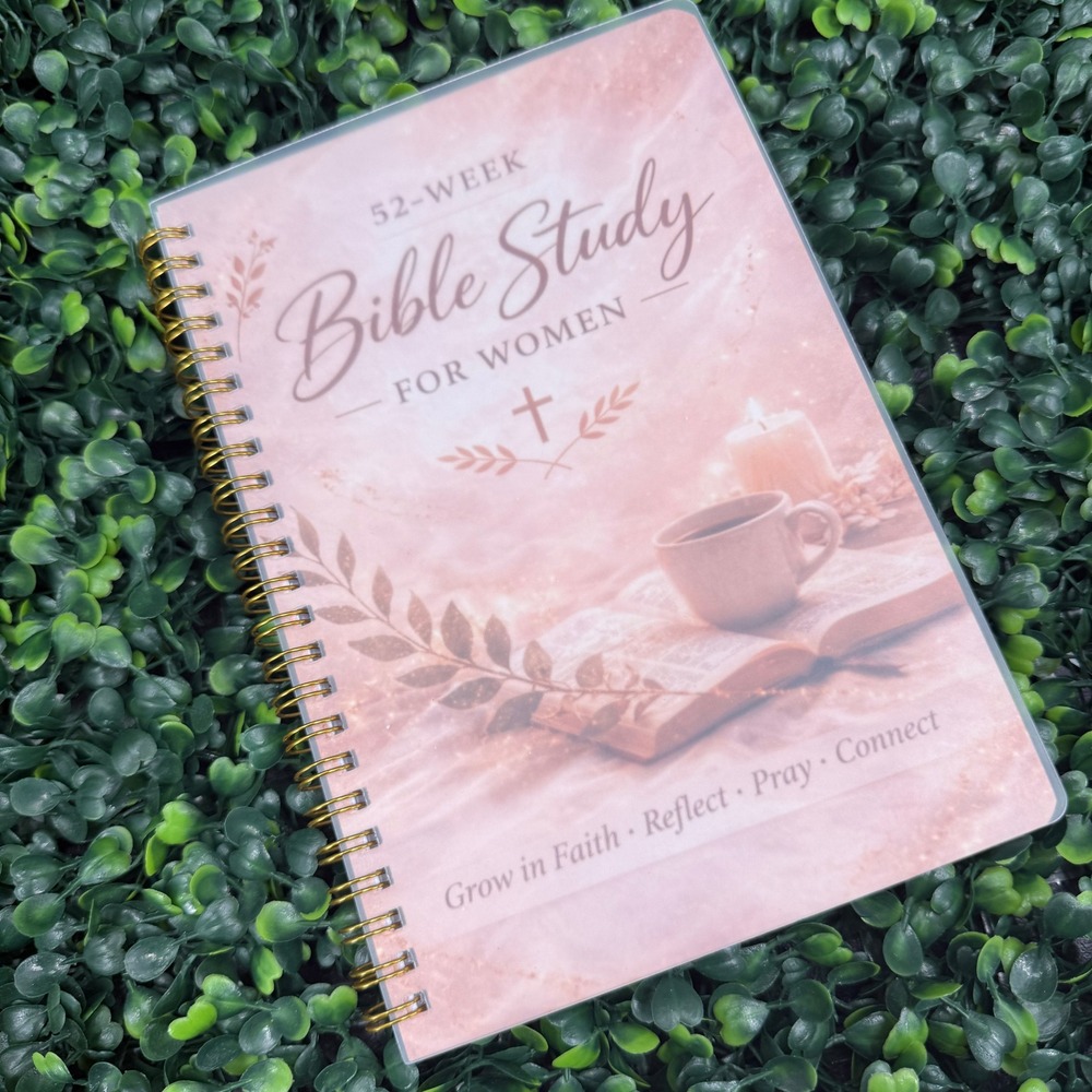 52-Week Bible Study for Women Journal Spiral Bound Floral Devotional Planner